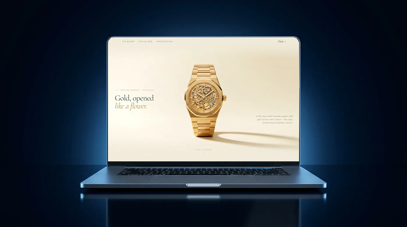 OREE on a laptop