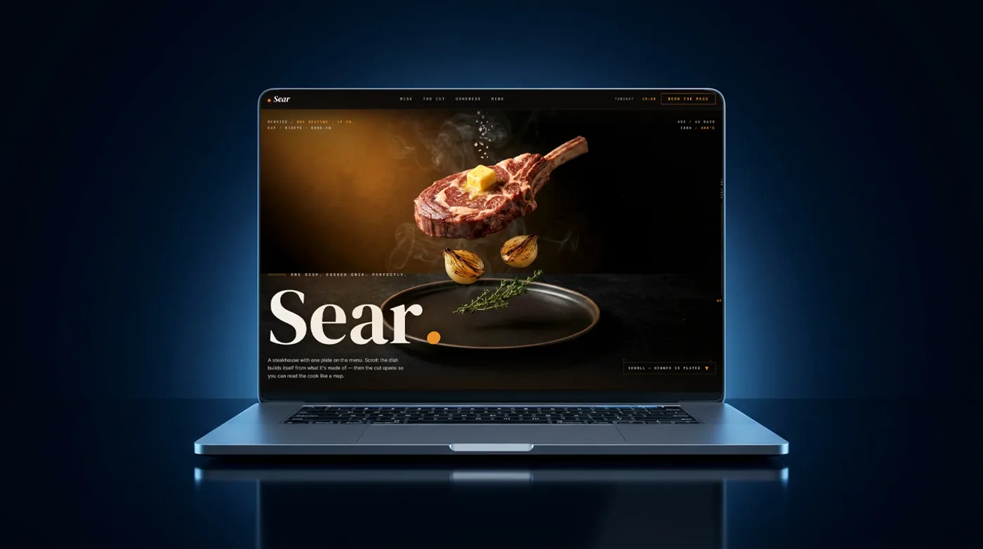 SEAR on a laptop